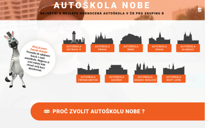 nový web autoškoly NOBE